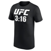 Men's Black UFC 3:16 T-Shirt - DASH RACEGEAR image 2