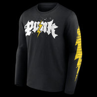 Men's Black CM Punk Electric Punk Long Sleeve T-Shirt - DASH RACEGEAR image 2