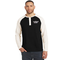 Men's Darius Rucker Collection by Fanatics Black SummerSlam 2026 Long Sleeve Henley T-Shirt - DASH RACEGEAR image 1