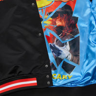 Men's Mitchell & Ness Black SummerSlam 2026 Lightweight Full-Snap Satin Jacket - DASH RACEGEAR image 5