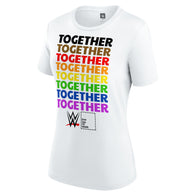 Women's WWE Together Pride T-Shirt - White