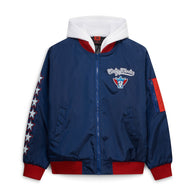 Men's Blue Cody Rhodes Full-Zip Hooded Jacket - DASH RACEGEAR image 2