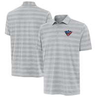 Men's Antigua Gray Cody Rhodes Tunnel Polo - DASH RACEGEAR image 1