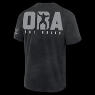 Men's Black Oba Femi Run From The Ruler Oversized T-Shirt - DASH RACEGEAR image 3