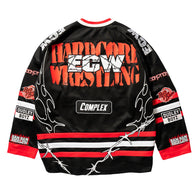 Unisex Complex x WWE Black ECW Hardcore Hockey Jersey - DASH RACEGEAR image 3