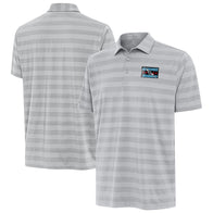 Men's Antigua Gray CM Punk Tunnel Polo - DASH RACEGEAR image 1