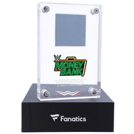 2024 WWE Money In The Bank Acrylic Display Case with a Piece of Match-Used Canvas