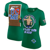 Women's Green John Cena Farewell Tour 2025 Dallas T-Shirt - DASH RACEGEAR image 1