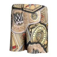 Men's ProSphere Gold Championship Title Belt Shorts