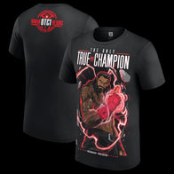 Youth Black Roman Reigns The Only True Champion Cartoon T-Shirt - DASH RACEGEAR image 1