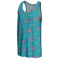 Men's ProSphere Teal WWE 90s Tank Top