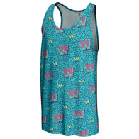 Men's ProSphere Teal WWE 90s Tank Top
