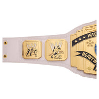 WWE Intercontinental Scratch Logo White Replica Title Belt