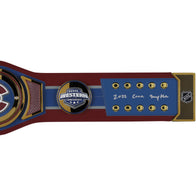 Cale Makar Colorado Avalanche Autographed WWE Legacy Title Belt with "2022 Conn Smythe" Inscription - Limited Edition…