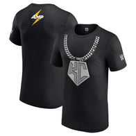 Youth Black Kai Cenat Royal Rumble 2025 Chain T-Shirt