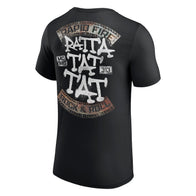 Men's Black Motor City Machine Guns Rapid Fire Rock N' Roll T-Shirt