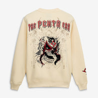 Men's Cream Penta The Penta Era Sweatshirt - DASH RACEGEAR image 3