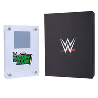 2024 WWE Money In The Bank Acrylic Display Case with a Piece of Match-Used Canvas