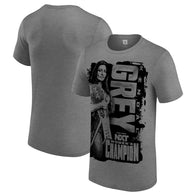 Men's Gray Kendal Grey NXT Women's Champion T-Shirt - DASH RACEGEAR image 1