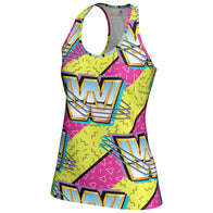 Women's ProSphere Pink WWE 90s Racerback Tank Top