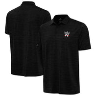 Men's Antigua Heather Black WWE Layout Polo