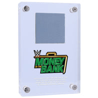 2024 WWE Money In The Bank Acrylic Display Case with a Piece of Match-Used Canvas