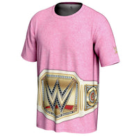 Men's ProSphere Pink WWE Mother's Day Title Belt T-Shirt
