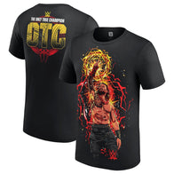 Youth Black Roman Reigns Aura Cartoon T-Shirt - DASH RACEGEAR image 1