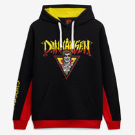 Men's Black Danhausen Cursed! Chenille Hoodie - DASH RACEGEAR image 1