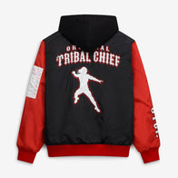 Men's Black Roman Reigns Full-Zip Hooded Jacket - DASH RACEGEAR image 3