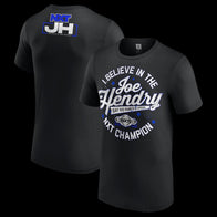Men's Black Joe Hendry I Believe In The NXT Champion T-Shirt - DASH RACEGEAR image 1