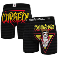 Men's Contenders Clothing Black Danhausen WWE Graphic Boxer Briefs - DASH RACEGEAR image 1