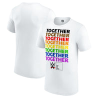 Men's WWE Together Pride T-Shirt - White