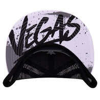 Men's Black/White WrestleMania 42 Logo Snapback Hat - DASH RACEGEAR image 5