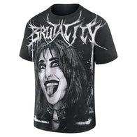 Men's Black Rhea Ripley Face Photo T-Shirt - DASH RACEGEAR image 2
