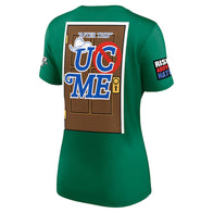 Women's Green John Cena Farewell Tour 2025 Dallas T-Shirt - DASH RACEGEAR image 3