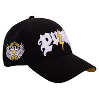 Men's Black CM Punk Electric Punk Snapback Hat - DASH RACEGEAR image 2