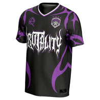 Men's ProSphere Black Rhea Ripley Soccer Jersey - DASH RACEGEAR image 2