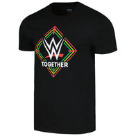 Men's Black WWE Together Black History Month T-Shirt