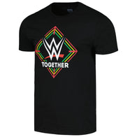 Men's Black WWE Together Black History Month T-Shirt