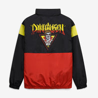 Men's Black/Red Danhausen Cursed! Full-Zip Windbreaker Jacket - DASH RACEGEAR image 3
