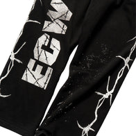 Unisex Complex x WWE Black ECW Hardcore Sweatpants - DASH RACEGEAR image 3