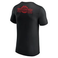 Men's Black WrestlePalooza 2025 ESPN T-Shirt