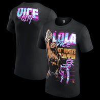 Men's Black Lola Vice NXT Women's Champion T-Shirt - DASH RACEGEAR image 1