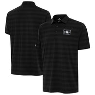 Men's Antigua Black nWo Tunnel Polo - DASH RACEGEAR image 1