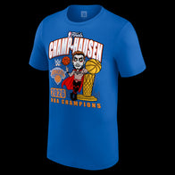 Men's Blue Danhausen x New York Knicks 2026 NBA Finals Champions T-Shirt - DASH RACEGEAR image 2