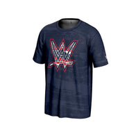 Men's ProSphere Navy WWE Logo Americana T-Shirt