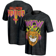 Men's ProSphere Black WCW Halloween Havoc Pumpkin T-Shirt
