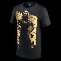 Men's Black Jordynne Grace Gold Logo Photo T-Shirt - DASH RACEGEAR image 2