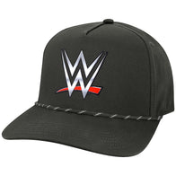 Men's Black WWE Logo Caddy Snapback Hat